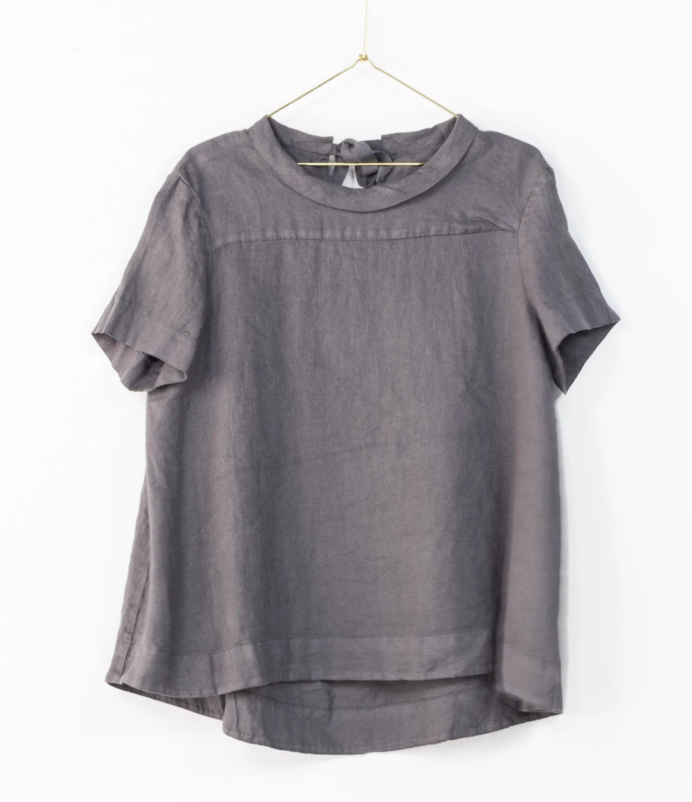 Montaigne ‘Adéline’ Linen Swing Top - LAST ONE - Rose