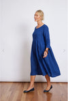 Montaigne 'Journee' Everyday Baggy Linen Dress - One Size Fits 10-18 - Various Colours