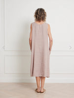 Montaigne ‘Alize’ Linen Sleeveless Dress With Deep Pockets - Various Colours