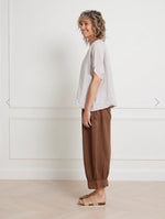 Montaigne Italian Linen ‘Desi’ Bloomer Pants With Back Pockets - Various Colours - 2 Sizes