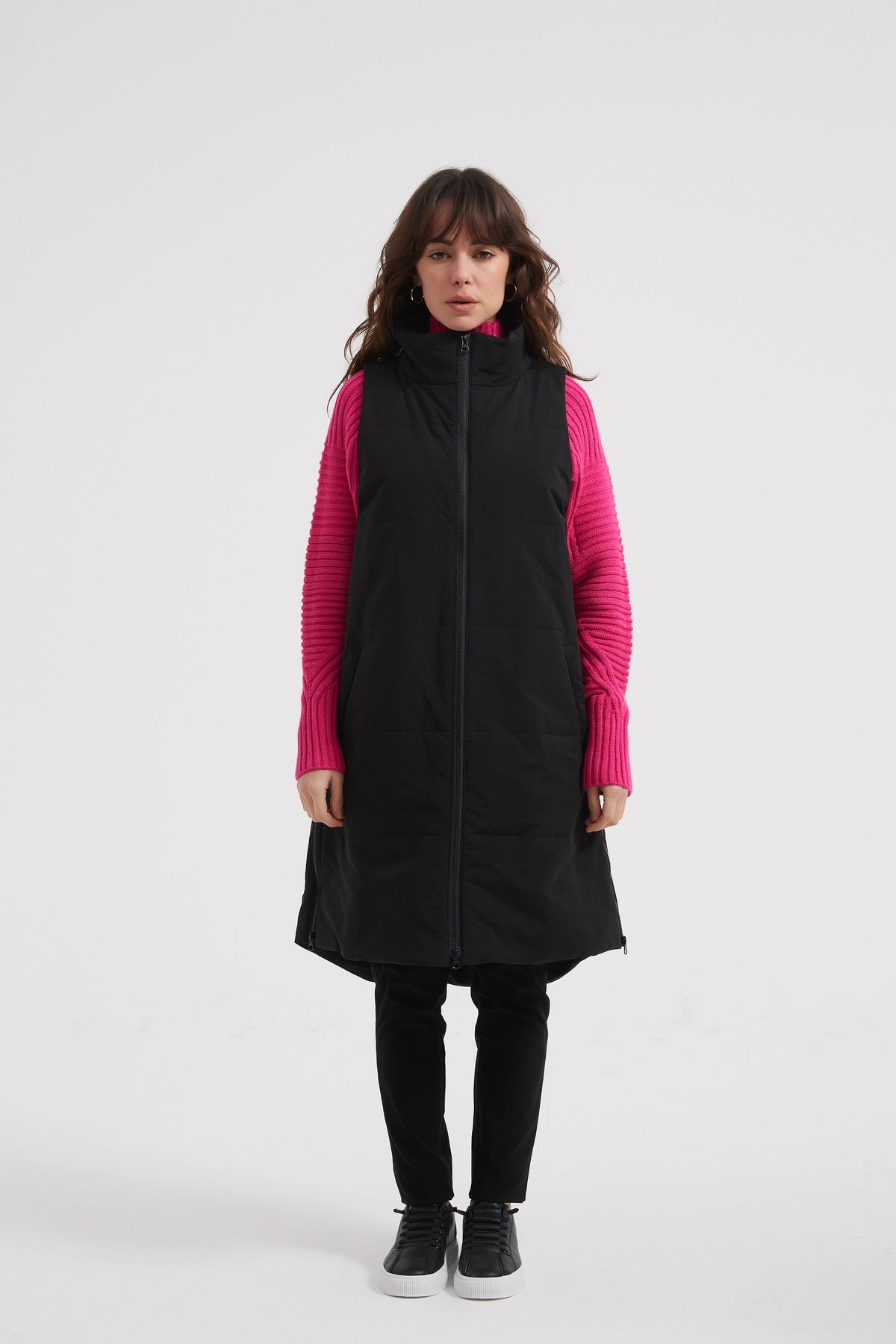 Tirelli Zip Hem Puffer Vest - Various Colours