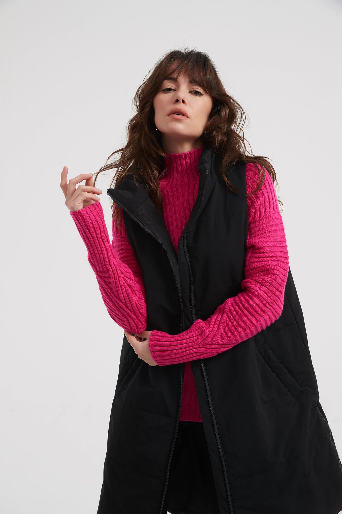 Tirelli Zip Hem Puffer Vest - Various Colours