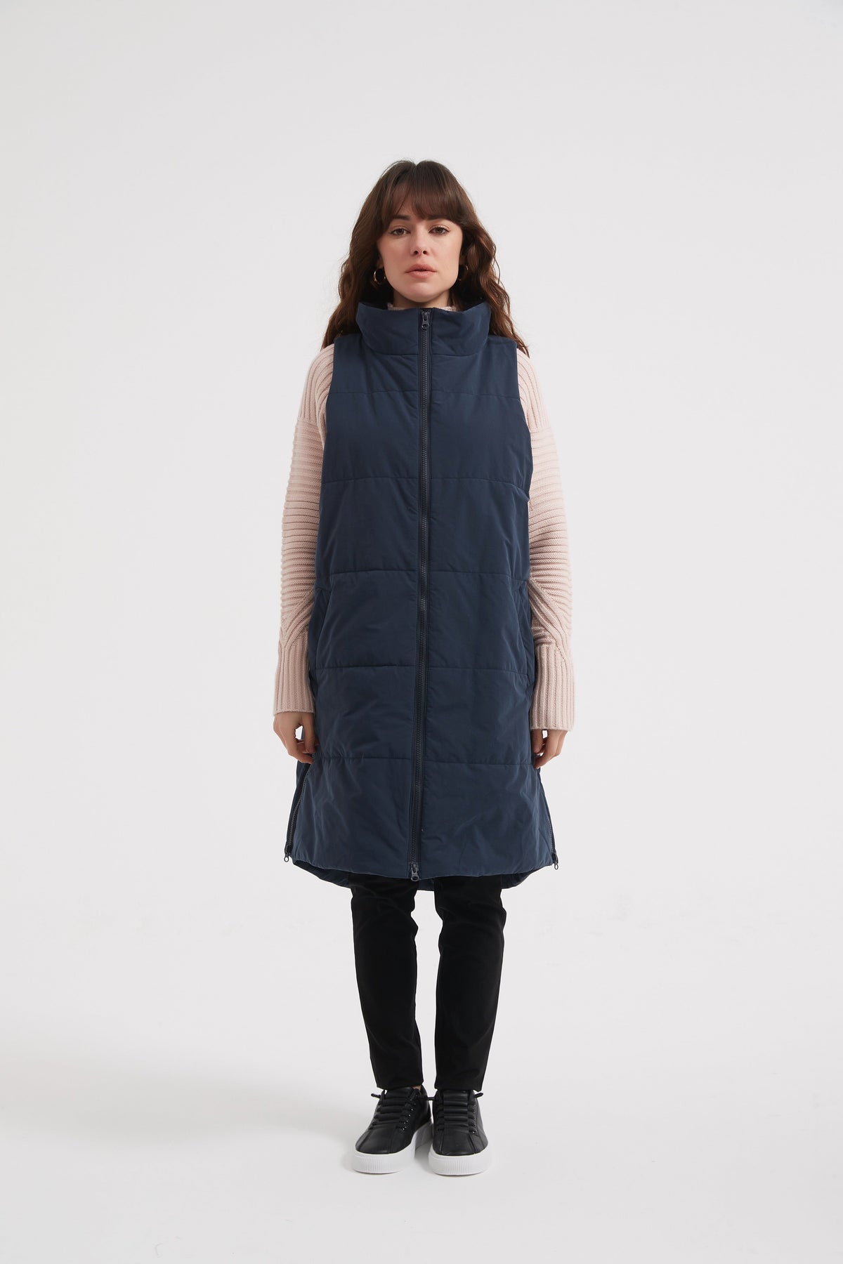 Tirelli Zip Hem Puffer Vest - Various Colours
