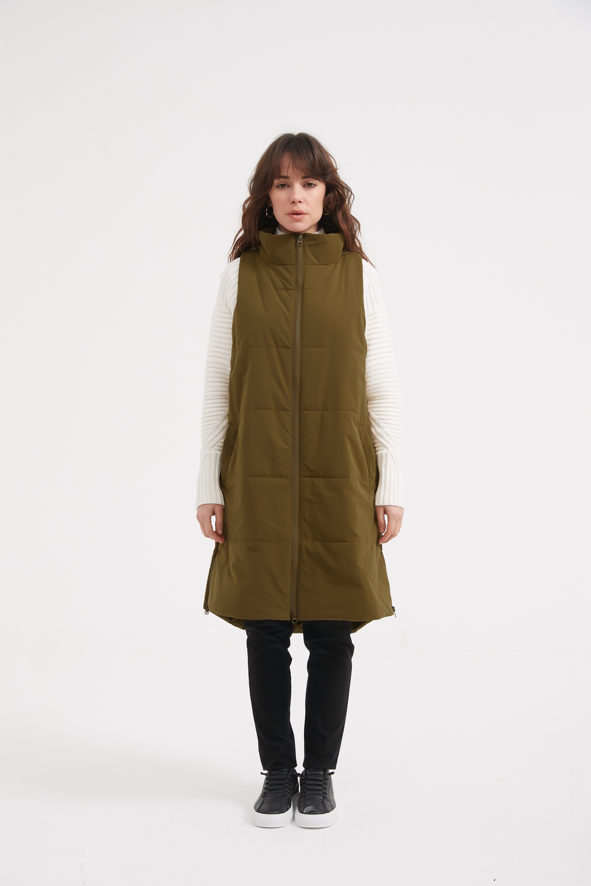 Tirelli Zip Hem Puffer Vest - Various Colours
