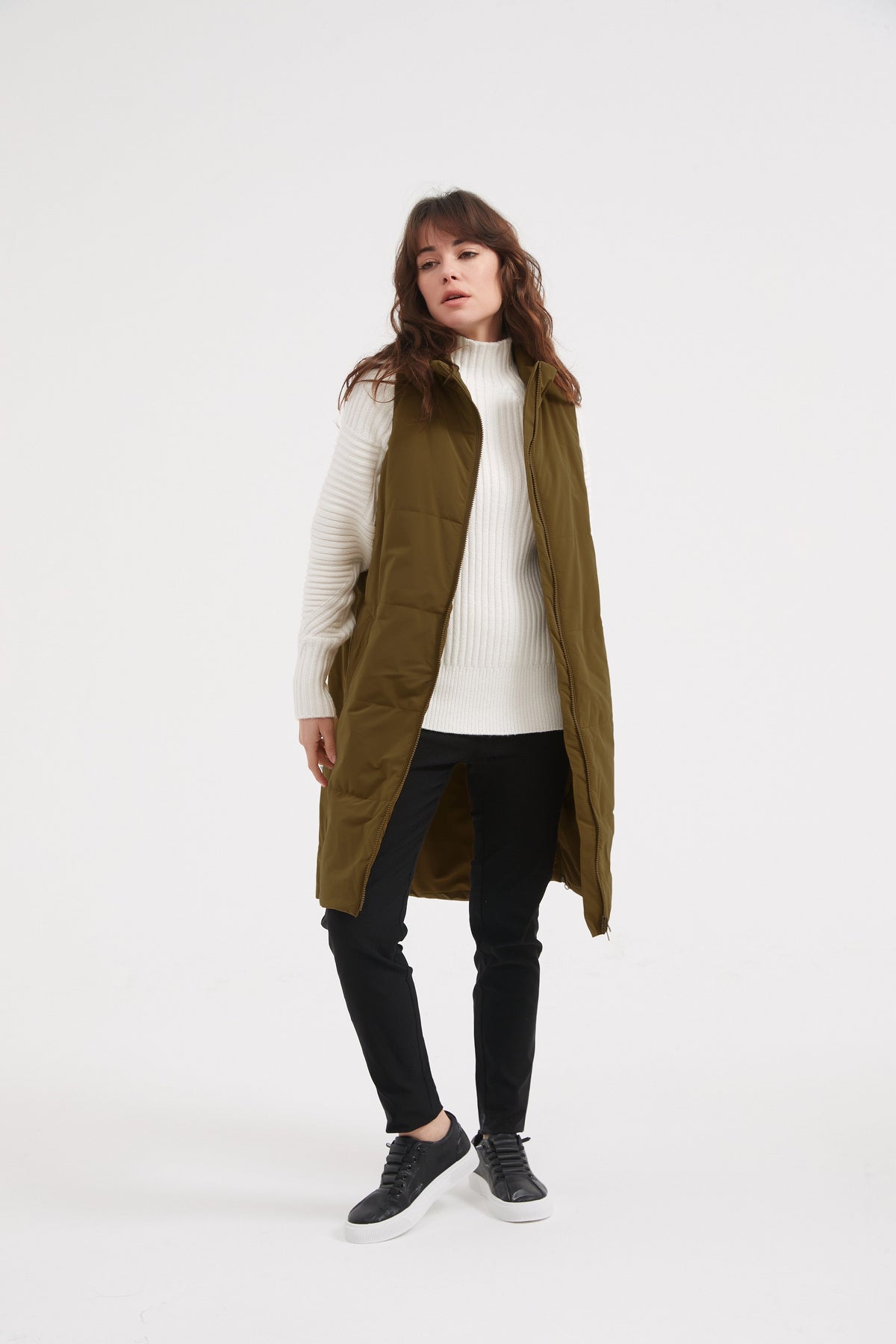 Tirelli Zip Hem Puffer Vest - Various Colours