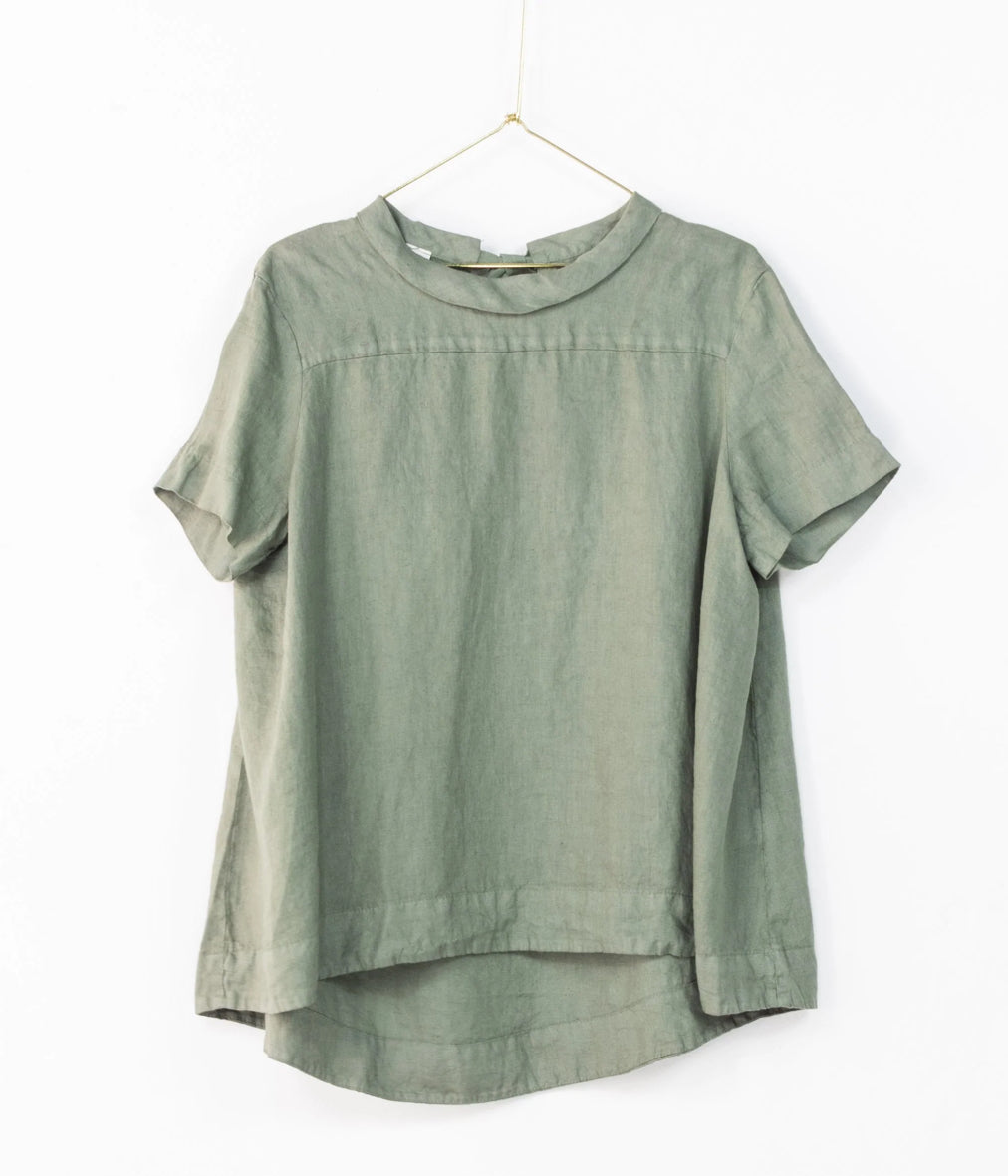 Montaigne ‘Adéline’ Linen Swing Top - LAST ONE - Rose