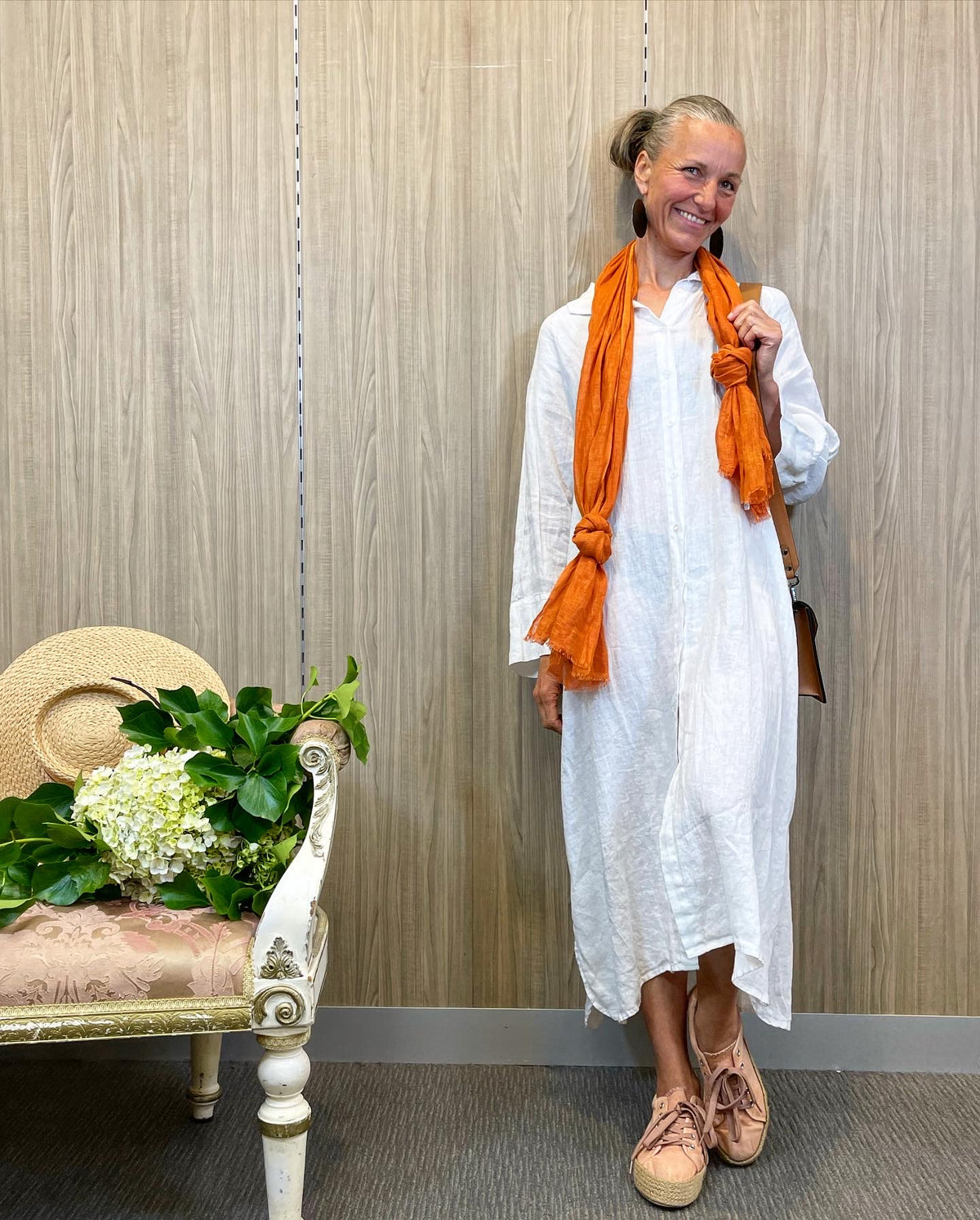 Montaigne 'Cezanne' Linen Shirt Dress/Coat - One Size Fits 8-16 - Various Colours