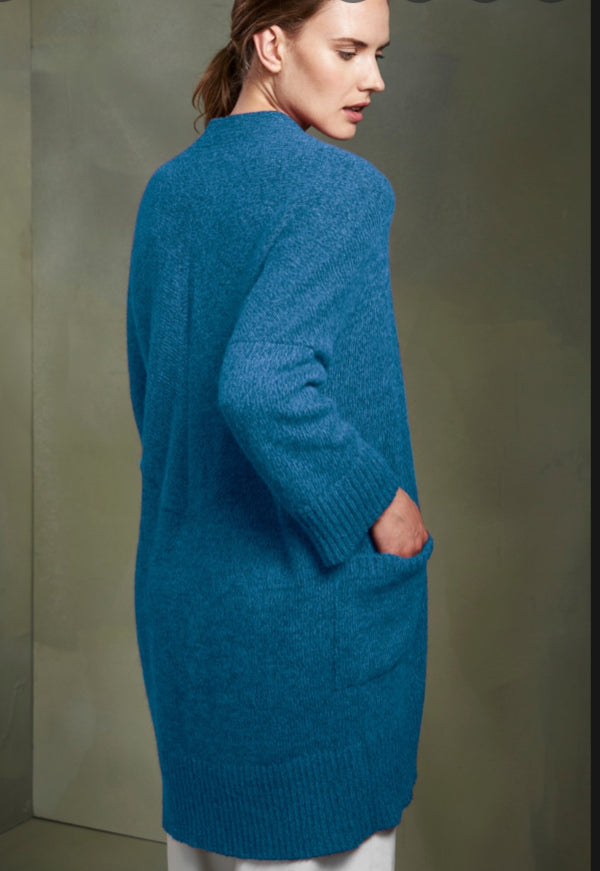 KUNA ‘Tila’ Baby Alpaca Long Cardigan - Mastard
