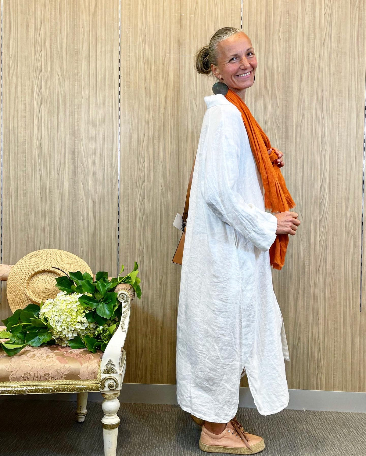 Montaigne 'Cezanne' Linen Shirt Dress/Coat - One Size Fits 8-16 - Various Colours