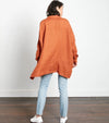 Montaigne Oversized Linen 'Boyfriend' Shirt - One Size Fits 10-20 - Various Colours