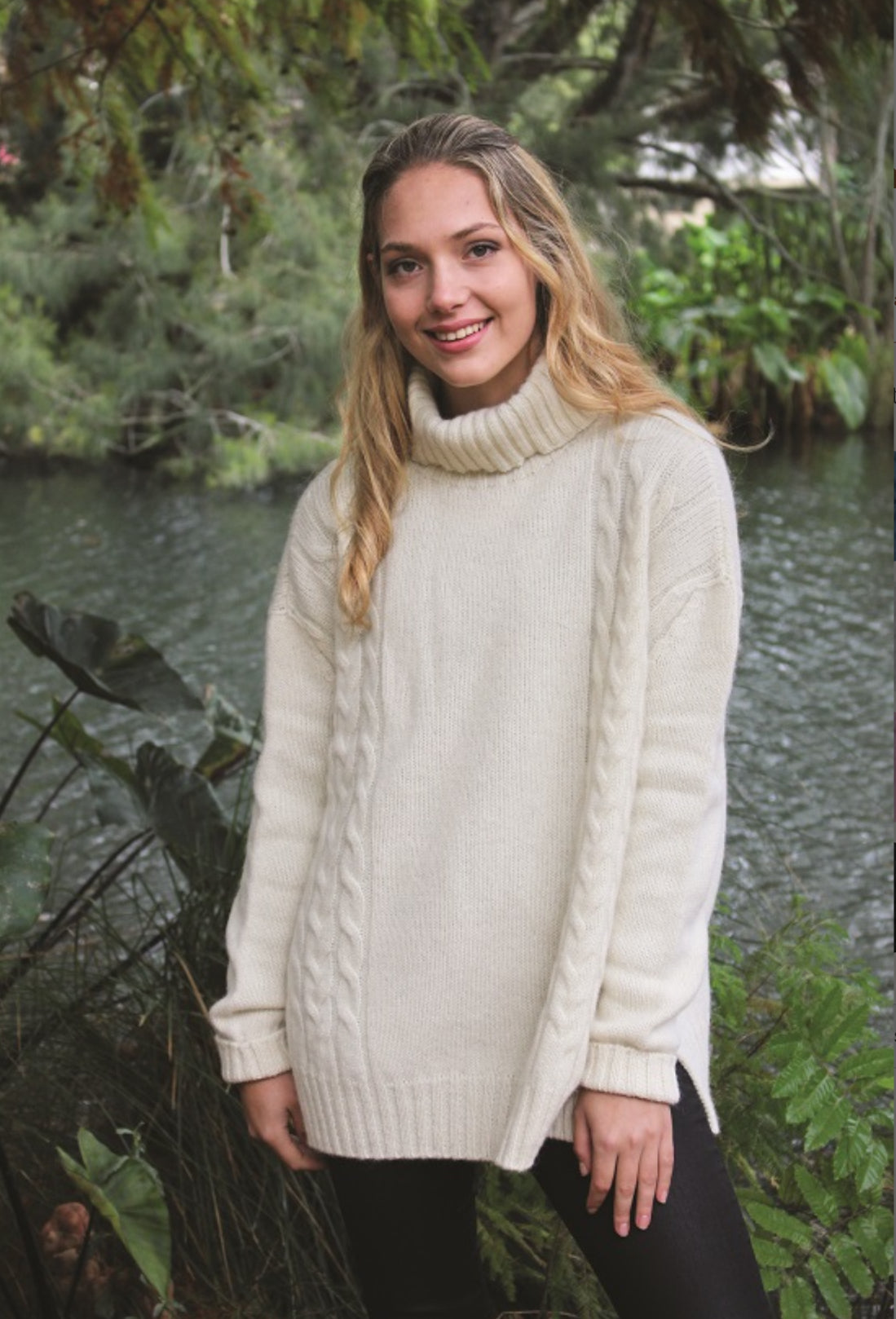 Lothlorian Alpaca Cable Jumper Oversized - Various Colours