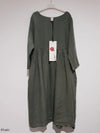 Montaigne 'Journee' Everyday Baggy Linen Dress - One Size Fits 10-18 - Various Colours