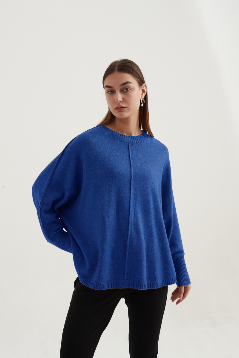 Tirelli Exposed Seam Knit -  Electric Blue - LAST ONE - Size L/XL